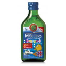Möller's Omega 3 Rybí olej Ovoce 250 ml